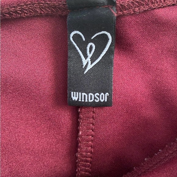 Windsor Red High Low A-Line Dress for Weddings - Picture 3 of 3